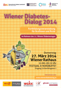 Wiener Diabetes- Dialog 2014 - Österreichische Diabetes Gesellschaft