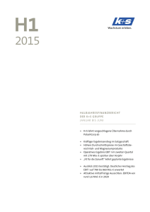 Quartalsfinanzbericht H1/2015