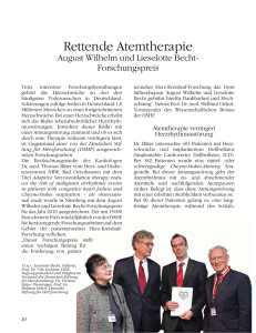 Rettende Atemtherapie - Deutsche Herzstiftung