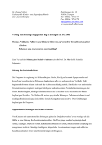 Vortrag zum Sonderpädagogischen Tag in Erlangen am 29