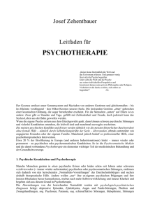 Psychotherapie - Dr. med. Josef Zehentbauer