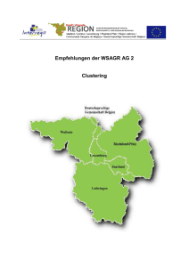 9. Gipfel WSAGR / Beschluss "Clustering" (doc