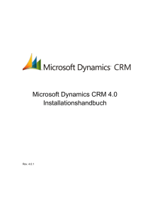 4 Anweisungen zur Installation von Microsoft Dynamics CRM für