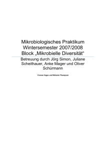 Mikrobielle Diversität