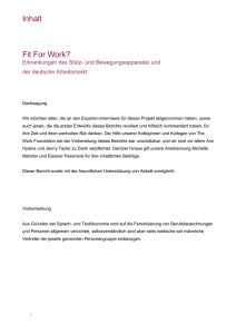 WF Report Template - Fit for Work Europe