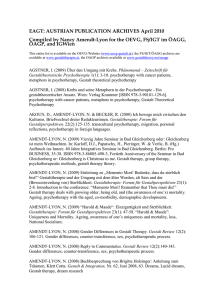 Schigutt, R - EAGT European Association for Gestalt Therapy