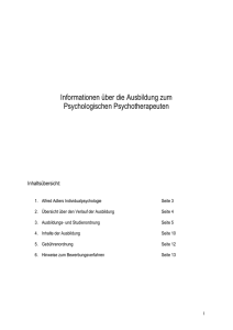 4. Inhalte der theoretischen Ausbildung - Alfred-Adler