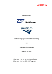 3 SAP NetWeaver als Integrationsplattform