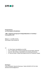 PostPK-Unterlagen SMO Leistungsbericht 2007