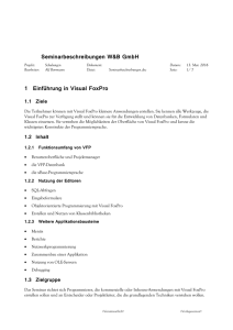 Seminarbeschreibungen W&B GmbH - dFPUG