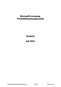 Kombinierte Lizenzmodelle - Microsoft Volume Licensing