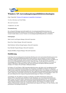 Anwendungskompatibilit&auml;tstechnologien - PC