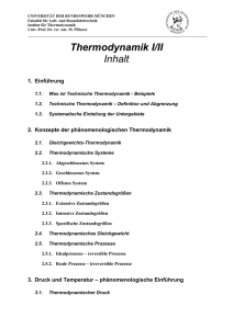 inhalt_thermodynamik_I-II_ - Universität der Bundeswehr