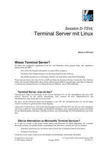 Terminal Server, was ist das?