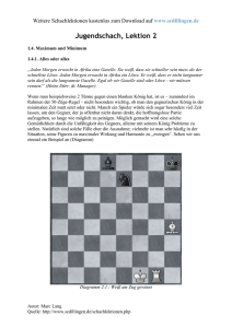 Lektion 2 - Schachclub Bellheim 1949