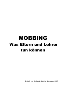 mobbing - Schulpsychologie