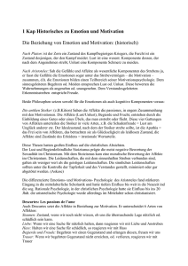 Gef&uuml;hlstheorie Schachter: (modifikation der Theorie von James)