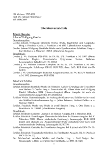 HS: Weimar, 1795-1800 - Lehrstuhl f&uuml;r neuere deutsche
