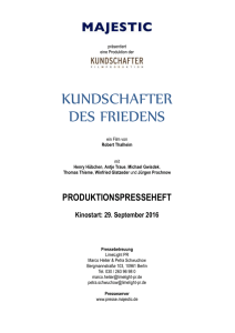 KUNDSCHAFTER DES FRIEDENS