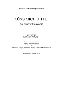 2007 Un baiser s`il vous plaît / Küss mich bitte, Regie: Emmanuel