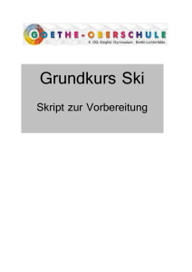 Ski-Skript - Goethe Oberschule