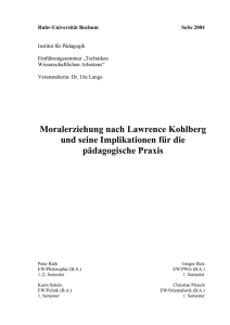 Gliederung - Homepage.ruhr-uni-bochum - Ruhr