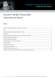 Autodesk® 3ds Max® Design 2010