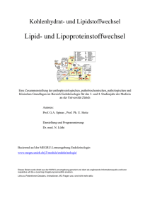 Lipide- und Lipoproteine