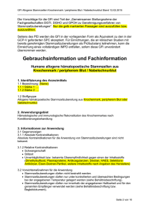 Gebrauchsinformation und Fachinformation - Paul-Ehrlich