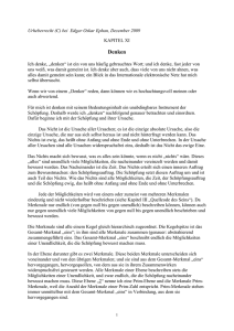 Mein Buch, Denken, 11.12.2009 - edephanos.de