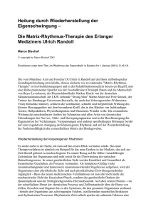 Matrix-Rhythmus-Therapie