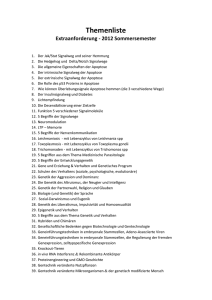 Themenliste Extraanforderung - 2012 Sommersemester Der Jak/Stat