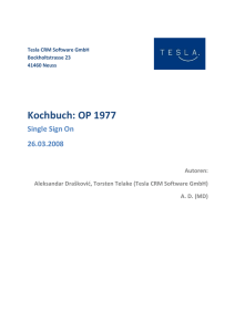 Kochbuch: OP 1977