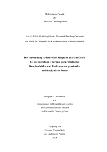 Inhaltsverzeichnis - bei DuEPublico - Universit&auml;t Duisburg