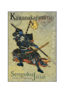 Kawanakajima 1561 Sengoku Jidai Armeen bestehen aus Klans