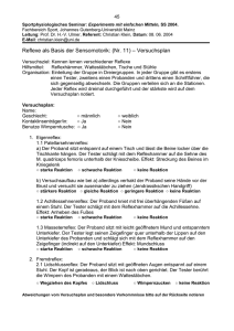 Sportphysiologisches Seminar - Johannes Gutenberg