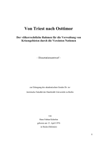 1. Kapitel: Einleitung