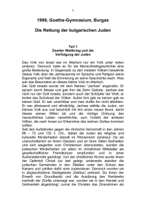Die Rettung der bulgarischen Juden