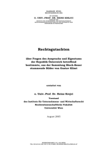 Rechtsgutachten