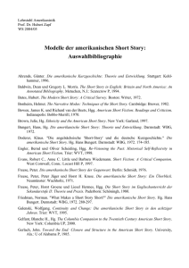 Auswahlbibliographie