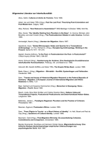 Allgemeine Literatur zur Interkulturalit&auml;t: