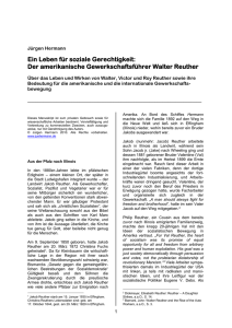 Walter Reuther - Jürgen Hermann