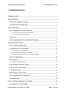 Der Kalte Kieg (ca. 50 Seiten umfassende Arbeit, 350 KB)
