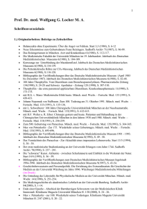 Schriftenverzeichnis - Institut für Ethik, Geschichte und Theorie der