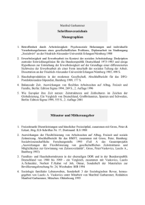 Schriftenverzeichnis - Technische Hochschule Nürnberg