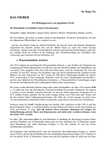 Das Fieber &ndash; Dr Roger Fix