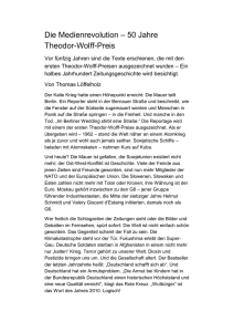 1 - Die Medienrevolution – 50 Jahre Theodor-Wolff