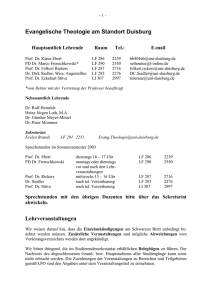 Kommentiertes Vorlesungsverzeichnis Duisburg als Worddokument