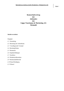 gesellschaftsvertrag - Landesverband Lippe