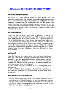 israel seit 1948 in stichworten